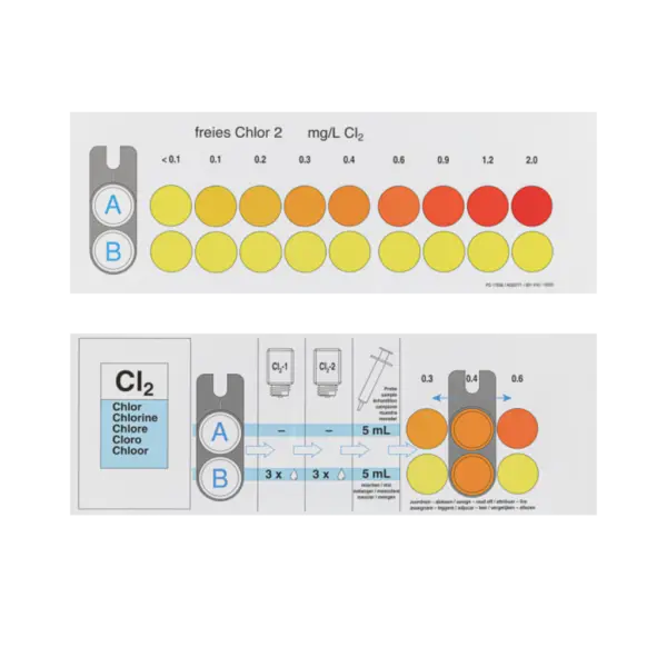 ชุดทดสอบ Visocolor Chlorine2