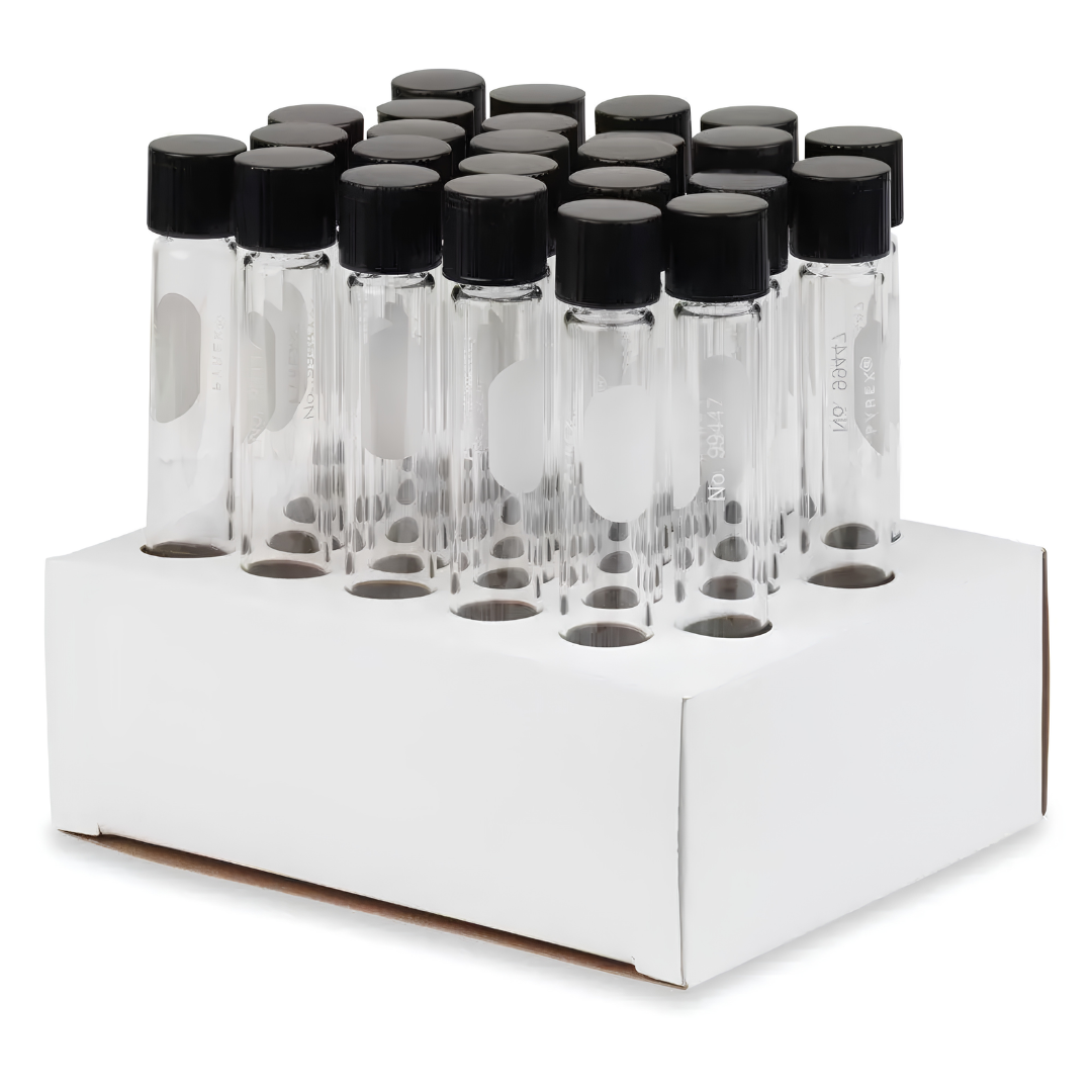 หลอดทดลองแก้วฝาเกลียว PYREX Screw Cap Test Tube แก้วบอโรซิลิเกต - Image 4