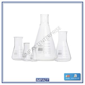 ขวดรูปชมพู่ PYREX คอกว้าง หลายขนาด